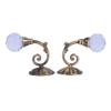Gsycle Curtain Holdbacks, 2PCS Curtain Hooks Drapery Holdbacks Curtain Holder Crystal Wall Hooks Wall Hooks for Curtains for Home(Dark Bronze) view 1