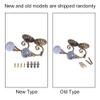 Gsycle Curtain Holdbacks, 2PCS Curtain Hooks Drapery Holdbacks Curtain Holder Crystal Wall Hooks Wall Hooks for Curtains for Home(Dark Bronze) view 2