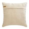 Fabric Mart Direct Striped Decorative Throw Pillow Covers 14" x 14" | Modern Velvet Cushion Cover | Patchwork Brown Pillowcases for Couch, Sofa, Bed, or Living Room - Velvet Band Choco view 3