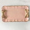 Lurrose Retro Pink Bowknot Resin Jewelry Tray for Rings Earrings Xmas view 3