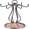 Creative Coffee Cup Storage Rack-with Tray Light Luxury European Bronze Cup Holder tree/6-arm Household Drain Rack Cup Holder Handicraft Ornaments view 1