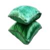 Fabric Mart Direct Cushion Cover for Sofa, 22x22 inch (55x55 cm) Emerald Green Pillows Cover, Velvet Beaded Cord Pillows Cover, Velvet Square Pillowcase, Solid Contemporary - Green Shimmer view 1