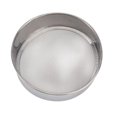 Zerodeko 2pcs Flour Sifter Sieve Cake Baking Filter Fine Mesh Strainer Icing Sugar Net Stainless Steel Sifting Tool