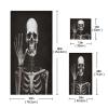 xigua Funny Skull Towels Absorbent Bath Towels Set Soft & Comfortable Towel Set for Home Hotel Decor, 3 Piece view 3