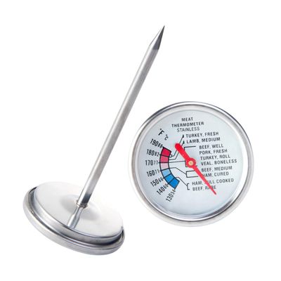 Ciieeo Digital Steak Thermometer Stainless Meat Probe for Accurate Cooking BBQ and Grilling Instant Read Kitchen Tool for Beef Camping and Picnic Use