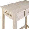 From the Tree Furniture Breakfast Table Set with Stools, Solid Wood Kitchen Table and 2 Stools, Space-Saving Dining Set for Small Spaces, Apartments, Kitchen and Dining Room view 4
