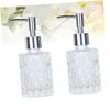 MAGICLULU 2 Pack 160ml Glass Shampoo Bottles Airless Pump Bottles Travel for Care Foaming Dispenser Pump view 3