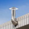 Chimney Cowl Cap,Stainless Steel Anti Downdraught Bird Guard Top, Rain and Snow Fuel Tube Umbrella Cover Pot, Flue Protector for 75-200mm/7.9Inch Pipefit,160mm/6.3Inch view 2