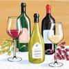 Design Design Perfect Pairings Cocktail Party Supplies | Bundle Includes Square Paper Dessert Plates & Beverage Napkins for 16 People view 3