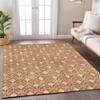 Addison Rugs Chantille ACN931 Orange 3' x 5' Indoor/Outdoor, Machine Washable, Easy Clean, Non Shedding, Bedroom, Living Room, Dining Room, Kitchen, Patio Rug view 1