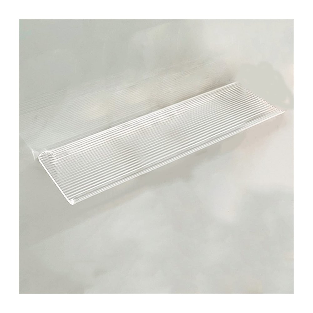 GLigeT Plastic Storage Rack Toilet Supplies Storage Rack Single Layer Wall Mounted Plastic Storage Rack No Punching Simple Toilet Storage Rack (Size : 30)