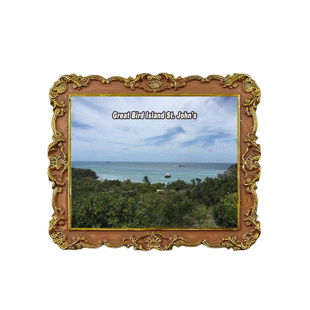 St. John's Antigua and Barbuda Refrigerator Magnet 3D Travel Souvenir Fridge Decoration Magnetic Sticker Craft Collection