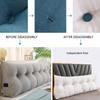MGEMJMJ Large Reading Pillows Backrest Bed Back Cushion Wedge Lumbar Support Rest Pillow,Headboard Pillow Bed Backrest(Size:180x20x50cm(70x7.8x20),Color:D) view 4