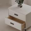 ASWAD Modern Bedside Tables Modern Minimalist Bedside Table Small Apartment Master Bedroom Bedside Locker Double Drawer Storage Bedside Table Bedroom Night Stand view 3