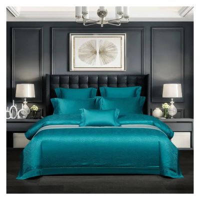 Zixmix 1000TC Egyptian Cotton Chic V-intage Deluxe Jacquard King Duvet Cover Set Oversized Bedding Set Duvet Cover Sheet Pillowcase,Bedding