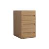 ASWAD Modern Bedside Tables Nordic Three-Drawing Bedside Cabinet Locker Modern Minimalist Living Room Bedroom Bedside Locker Home Side Table Bedroom Night Stand (Color : B) view 1