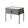 ASWAD Modern Bedside Tables Modern Creative Bedside Table Minimalist Style Bedside Cabinet Slate Bedroom Storage Cabinet Living Room Side Table Bedroom Night Stand view 1