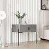 ASWAD Modern Bedside Tables Modern Creative Bedside Table Minimalist Style Bedside Cabinet Slate Bedroom Storage Cabinet Living Room Side Table Bedroom Night Stand view 4