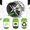 FENGZEQUAN Stainless Steel Spinner,Rotating Cap,Chimneys and Extraction,Protects The Chimney from External influences Such as rain or Snow,Protector Cap Air Vent Grille (Size : 160mm/6.3in) view 3