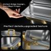 Chafing Dishes for Buffet 2 Pack, 9QT [Elegant Gold and Silver Colors] Stainless Steel Chafing Dish Buffet Set [Sturdy and High Grade] Chafers and Buffet Warmers Sets for Any Party with Complete Set view 4