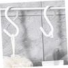 HOLIDYOYO 12pcs White PP S-Shaped Hooks for Keys and Towels Storage view 4