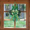 Hying Large St. Patrick's Day Bows for Wreath, Irish Shamrock Wreath Bows Glitter Green Burlap Bows Holiday Tree Bows Ornaments for Front Door Home Saint Patrick's Day Carnival Decorations view 3