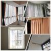 Ceiling Curtain Track Room Divider Hospital Curtain Curtain Track Ceiling Mount, Room Divider Curtain Rod, Bedroom/Office/Hotel/Shower Room Privacy Partition Rail, for Spaces 4ft to 10ft Wide ( Color view 2