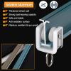 Ceiling Curtain Track Room Divider Hospital Curtain Curtain Track Ceiling Mount, Room Divider Curtain Rod, Bedroom/Office/Hotel/Shower Room Privacy Partition Rail, for Spaces 4ft to 10ft Wide ( Color view 3