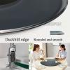 Dining Table Serving Plate Tabletop Rotating Tray Tempered Glass Rotating Tray For Kitchen Dining Table, Round Rotating Serving Plate, Heavy Duty Round Turntable, Glass Swivel Tray, Dining Table Cente view 4