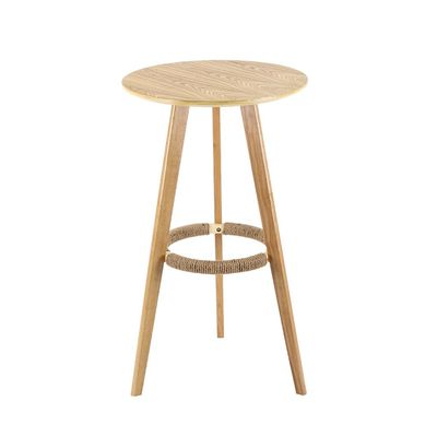 Bar Table Coffee Table Small Bar With Foot Ring High Table Simple High Leg Small Round Table Coffee Table Home Bar Table Bar Table Dining Table Pub Table High Top Table ( Color : A , Size : Small )