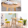 Bar Table Coffee Table Small Bar With Foot Ring High Table Simple High Leg Small Round Table Coffee Table Home Bar Table Bar Table Dining Table Pub Table High Top Table ( Color : A , Size : Small ) view 4