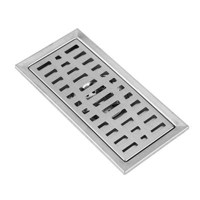 TiStm Large-Traffic Stainless Steel Bathroom Shower Square Floor Waste Grate Sanitary 20Cm X10Cm Floor Drain Sinks