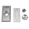 TiStm Large-Traffic Stainless Steel Bathroom Shower Square Floor Waste Grate Sanitary 20Cm X10Cm Floor Drain Sinks view 4