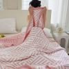 XHCTNN Spring Quilts King Size, Washable Not Fade Portable Quilt Core - Environmentally Friendly Healthy Breathable Non Stuffy Skin Friendly Cotton Fabric Bed Comforter(A,150 * 200cm/59 * 79") view 1