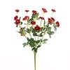 10PCS Artificial Rose Flower Bouquets, Multiple Blossom Roses Heads and Buds Silk Fake Flower Bouquet for Home Office Wedding Decor, Floral Arrangement,Peony-1 view 3