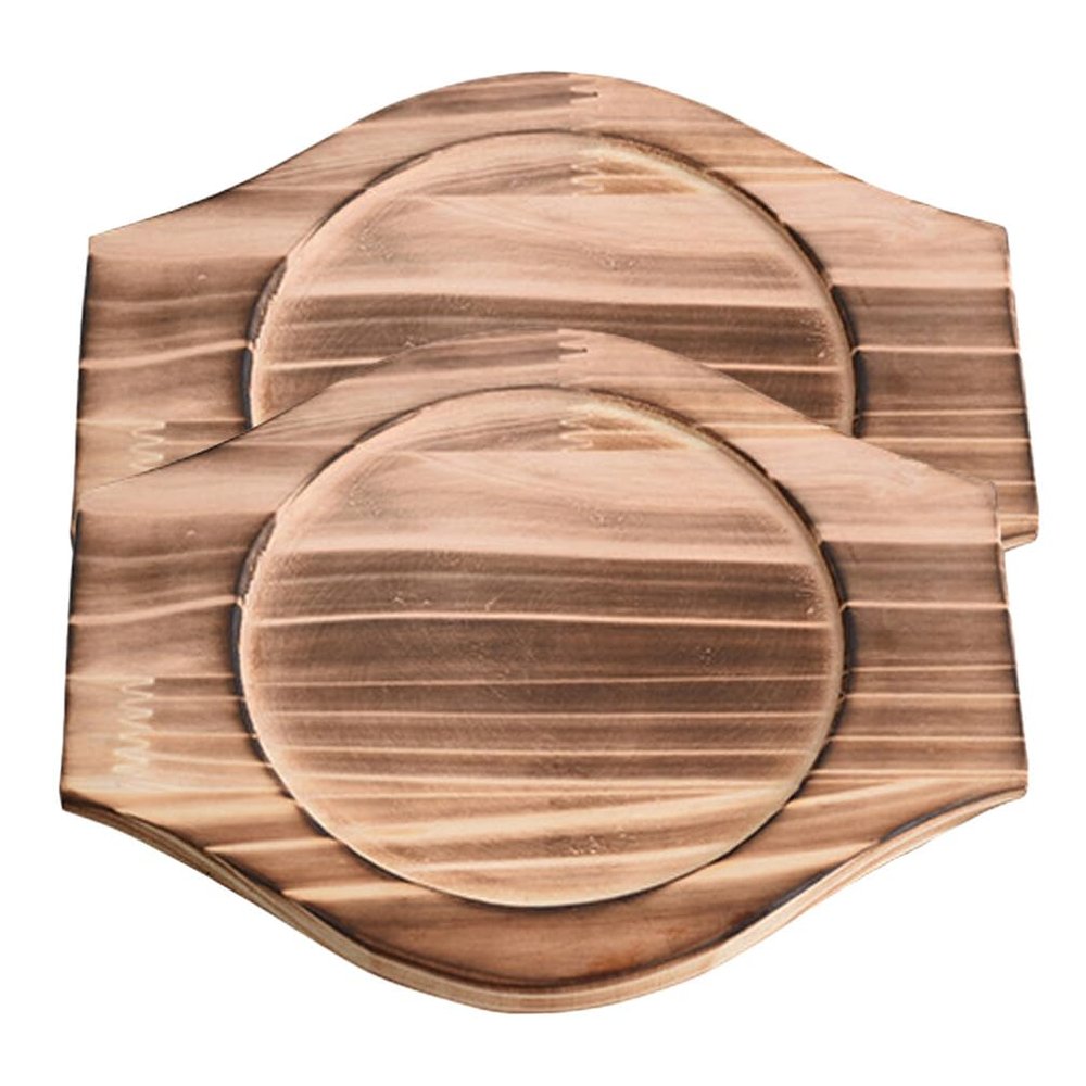 ABOOFAN 2pcs Round Pot Holders Hot Pad Stone Bowl Mat Kitchen Casserole Holders