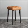 ANKLET Stools for Dining Table, 18" Square Stool Dining Chair, PU Leather Stackable Counter Stool, 45 cm Tall, Dining Living Room Office Bar Dressing Stool,Stool a,4Pcs view 1