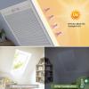 MiLin Day Night Skylight Shades Cordless Cellular Skylight Honeycomb Blinds Reduce Noise Privacy Shades Suitable for Roof Inclined Plane Room Windows - Custom Size (Blackout Desert Sand) view 4