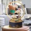 Indoor Tabletop Fountain with Light Ring, Tabletop Fortune-Boosting Ornament, Suitable for Opening and Housewarming Gifts view 4