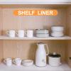 FLPMIX Shelf Liner White - Waterproof Pantry Cabinets Liners, 17.7" X 96InchGrey Easy to Cut Drawer Liners, Waterproof Cabinets Liners, 17.7" X 300 inch view 2