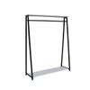 VIRIVI Coat Rack Floor Clothes Racks Metal Pipe Freestanding Clothing Hanger with Storage Shelves (2 120) view 1
