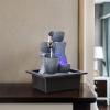 WASHLA Desktop Fountain, Soothing and Relaxing, Flowing Water Brings Wealth, Desktop Decoration, Suitable for Home, Office, Study, Etc. view 4