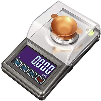 MidiLi Wlectronic Food Scales Digital Electronics Scale,High Precision Smart Digital Gold Diamond Jewelry with Windproof Cover Scales (Size : 0.001g/20g)