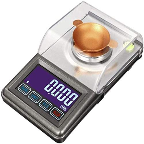 MidiLi Wlectronic Food Scales Digital Electronics Scale,High Precision Smart Digital Gold Diamond Jewelry with Windproof Cover Scales (Size : 0.001g/20g)