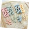 Ciieeo Folding Hangers Clamps Portable Clothes Hangers Space-Saving Drying Rack for Home and Business view 2