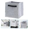 Ciieeo 2pcs Large Felt Laundry Hamper Versatile Storage Basket for Clothes Sturdy Design Comfortable Handles for Home Dorm and Boys and Girls Rooms view 3