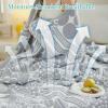 XHCTNN Spring Quilted Quilt, Super Soft Class A Maternal and Infant Grade Cotton Towel Quilt - Skin Friendly Breathable Comforter Core Office Quilted Nap Blanket(E,150 * 200cm/59 * 79") view 4