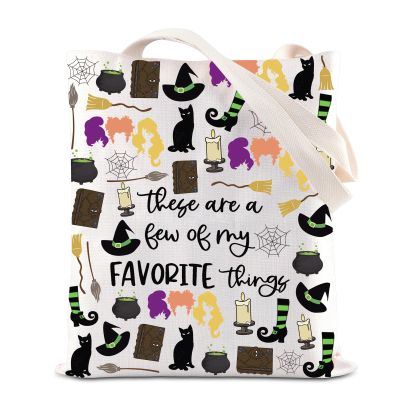 ENSIANTH Horror Movie Inspired Gift Sanderson Sisters Tote Bag Spooky Gifts Zero Amucks Given Gift Witch Sisters Handbag (Hocus thing bag)