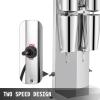 ErnZi Electric Double Heads Milk Shaking Machine, 18000RMP Commercial Stainless Steel Silent Milk Shake Machine with 800ml Cup, for Drink Mixer Shaking Maker Bubble Boba Tea, 20240125 view 3