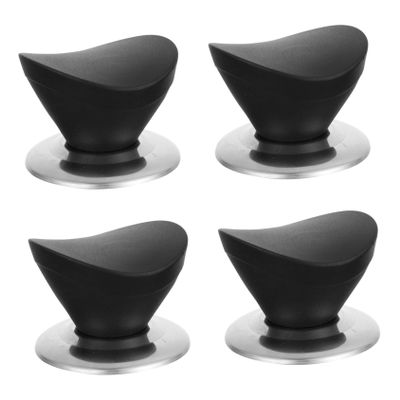 Ciieeo 4pcs - Pot Lid Knobs Comfortable Grip Cover Handles Scald Detachable Design for Safe Use Kitchen Cookware